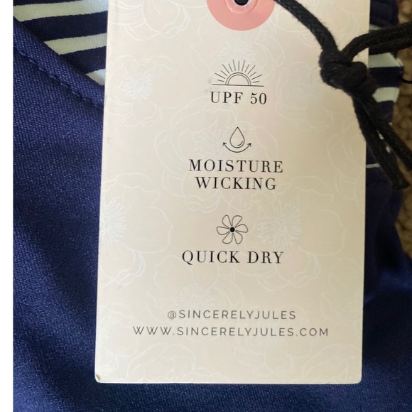 Sincerely Jules Golf & Tennis Tank Top UPF 50 Moisture Wicking M NWT - Picture 4 of 7